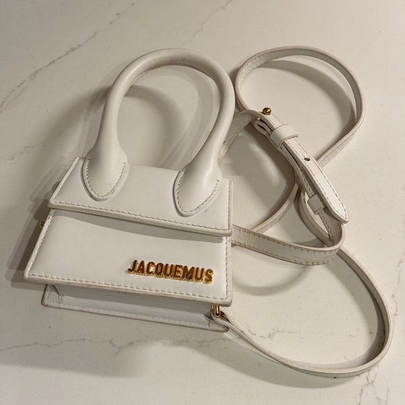 Jacquemus White Le Chiquito Mini Top-Handle Bag - Picture 5 of 14